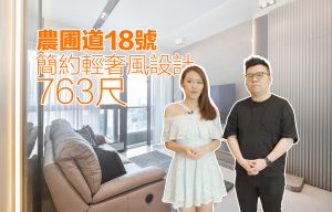 農圃道18號 ，簡約輕奢風設計
