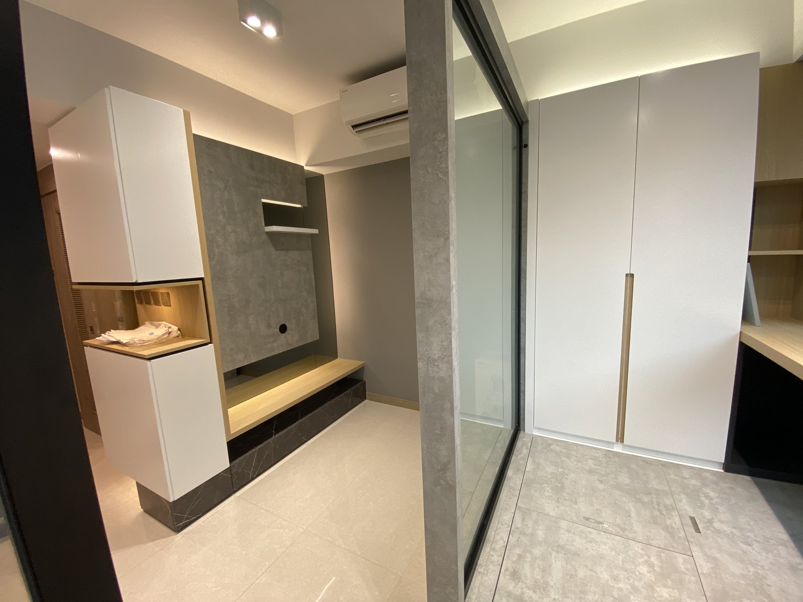 現代簡約 玄關 懸浮鞋櫃