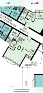 東頭(二)邨貴東樓 4樓1室 443呎平面圖設計案例｜開發商原圖 vs AC 訂造方案