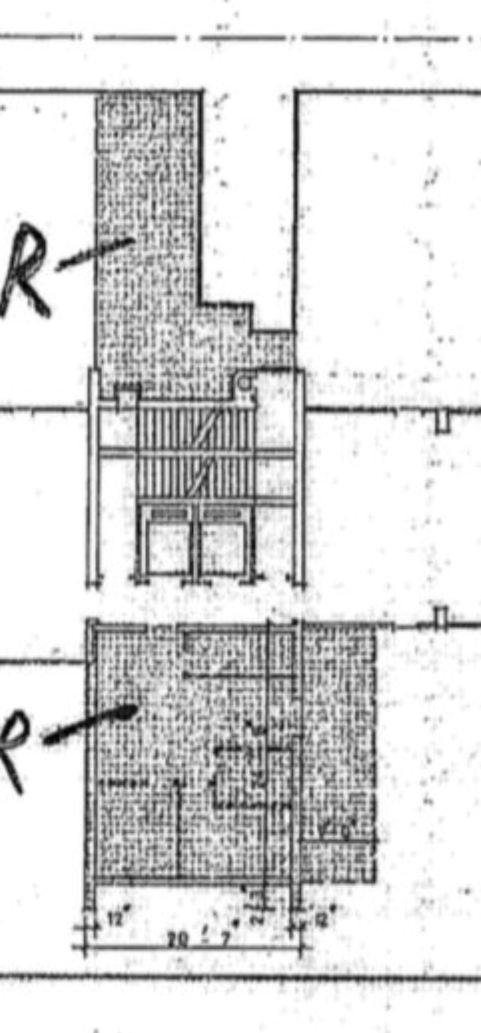 香港西環德輔道西347-349號豐業大廈 開發商原版手繪 floor plan 局部