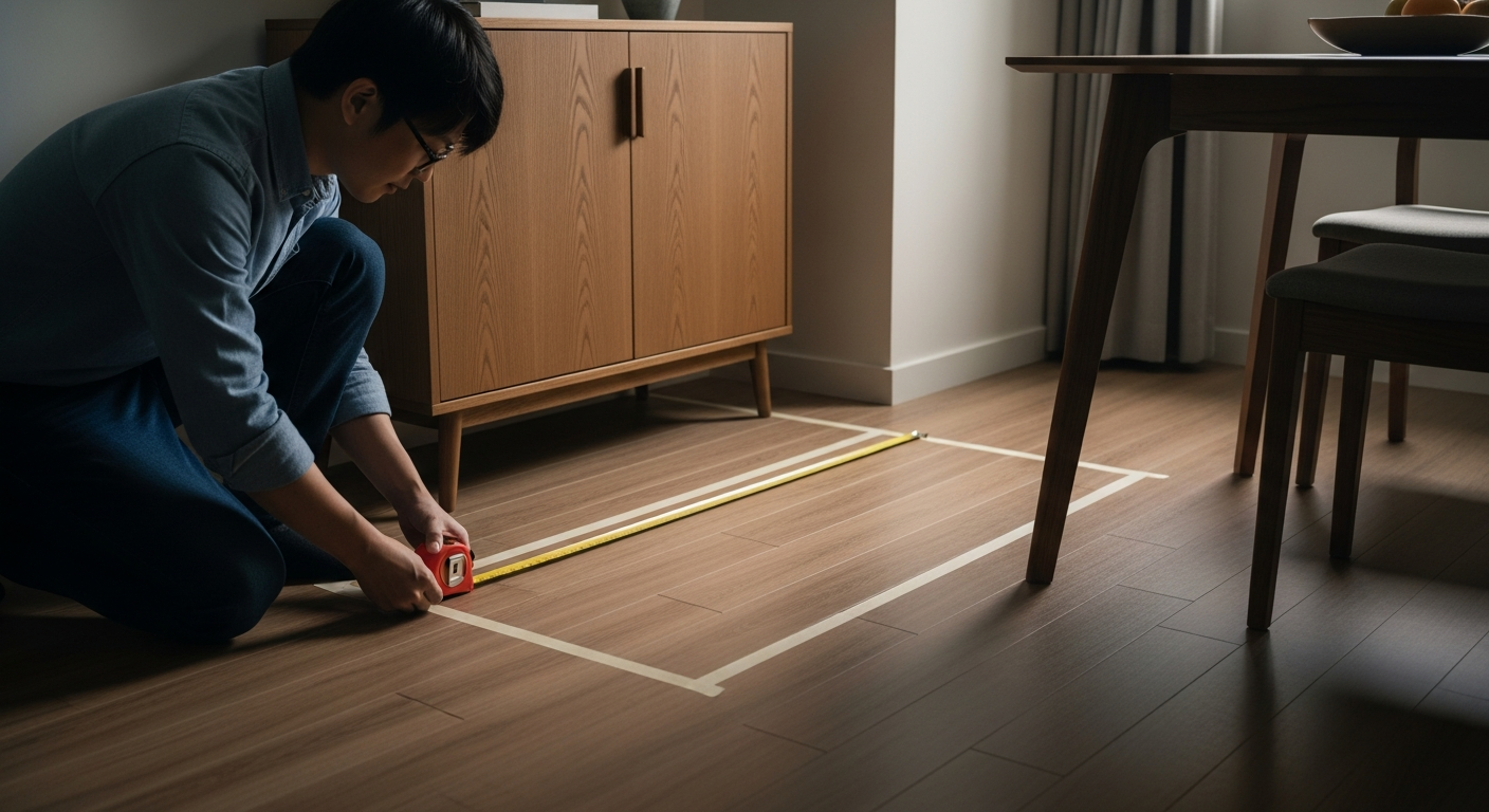 室內設計無印風 DIY 度尺與傢俬定位步驟
