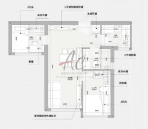九龍灣室內設計｜宏緻苑A座 21室 455呎現代簡約戶型改造方案