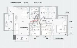 啟德室內設計｜啟德MONACO1期2A座15A 761呎現代簡約戶型改造方案