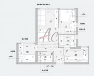 啟德室內設計｜啟欣苑B座 447呎現代簡約戶型改造方案