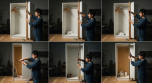 ikea開放式衣櫃 DIY 安裝避伏教學