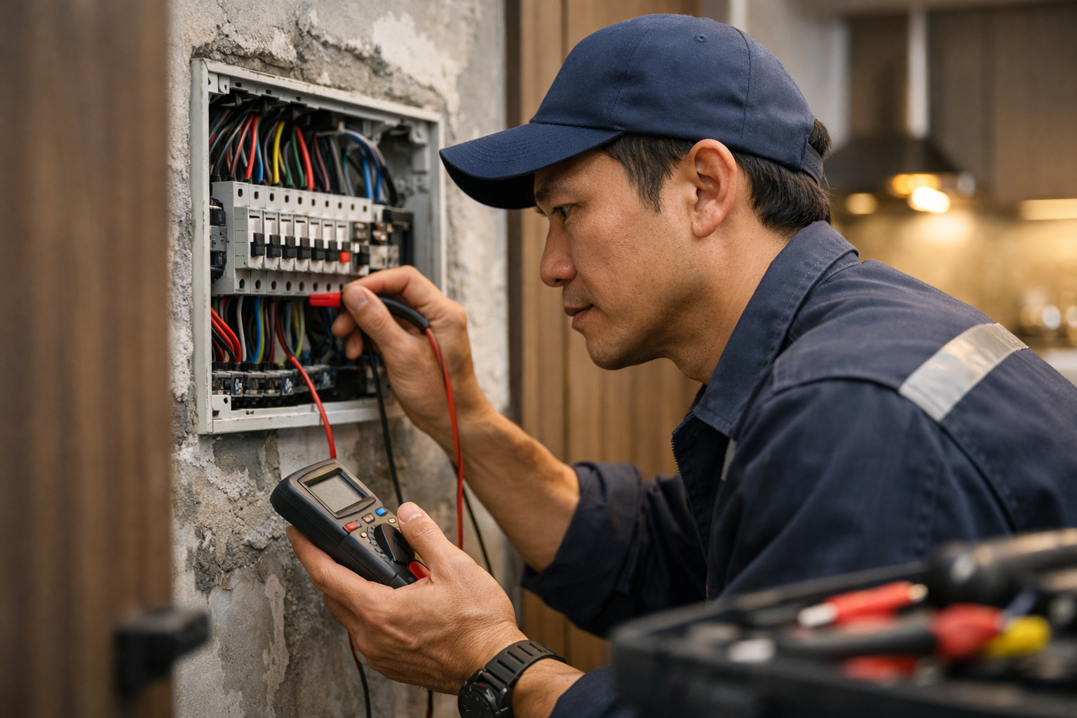 承建商 abc 牌分別與電力工程資格核對
