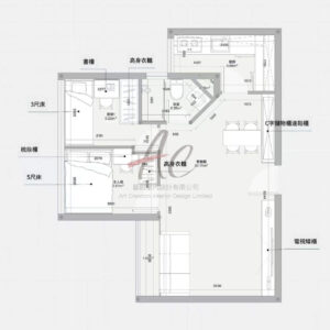 家俬與衣櫃點規劃？藍田 485呎兩房裝修案例｜康盈苑09室