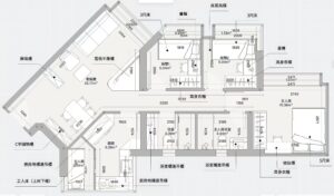 700呎三房點裝？大角咀家俬實戰｜維港灣9座A室