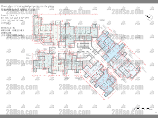 蔚藍東岸 平面圖 戶型圖