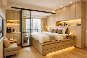 首匯 細單位設計：228呎起點劃出睡眠工作位
