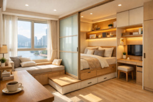 明翹匯 細單位設計：青衣一兩房偷位住法