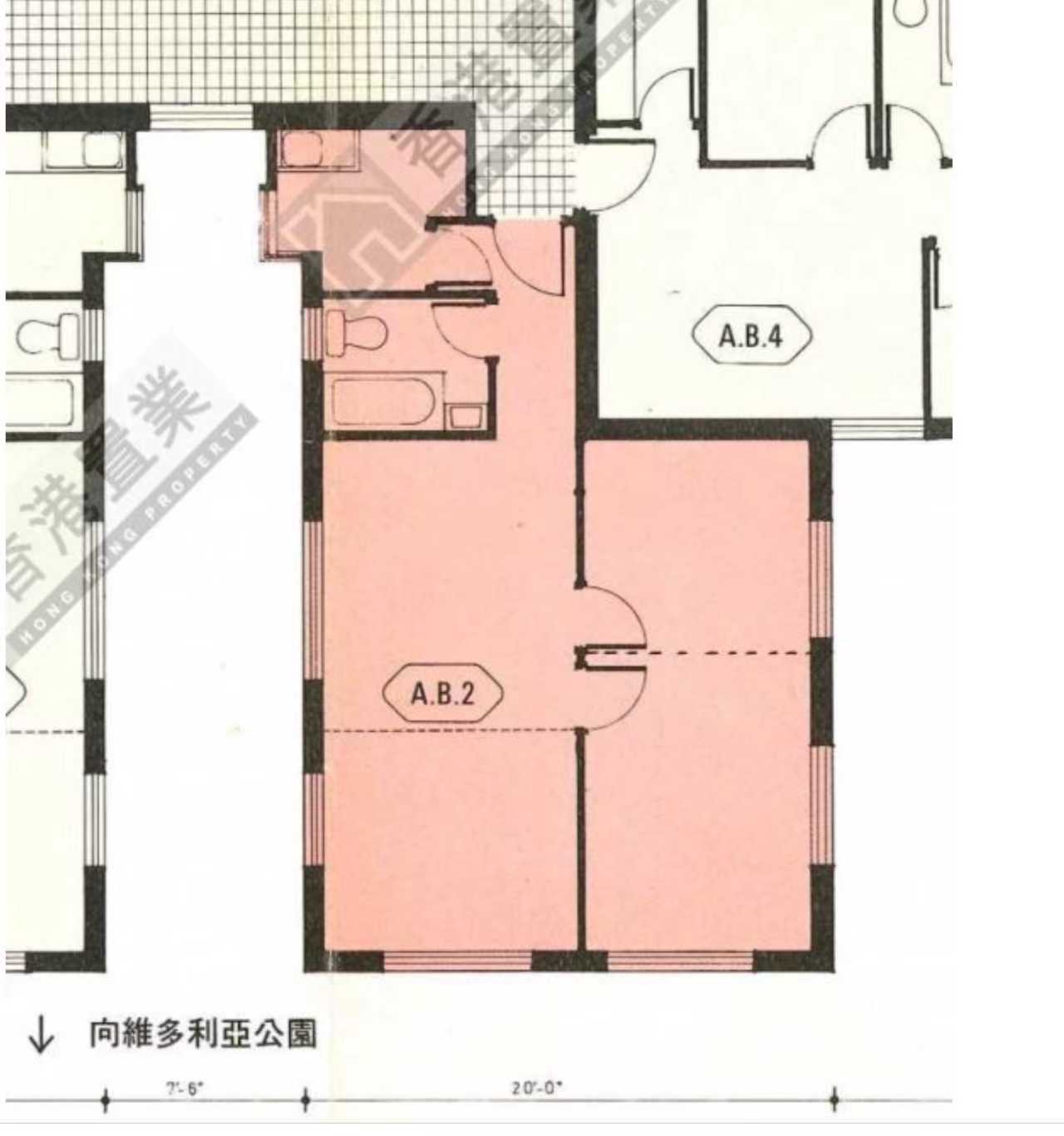 維景花園A座 523呎 開發商原圖