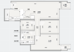 兩房戶型點裝？西貢衣櫃實戰｜逸瓏園 5座M室平面圖拆解