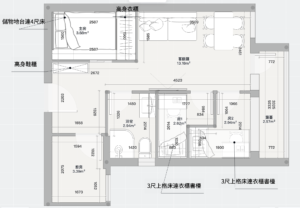 馬鞍山 427呎兩房家俬設計｜報價與平面圖拆解（錦駿苑B座9室）