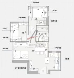 340呎兩房點裝？荃灣衣櫃實戰｜荃德花園