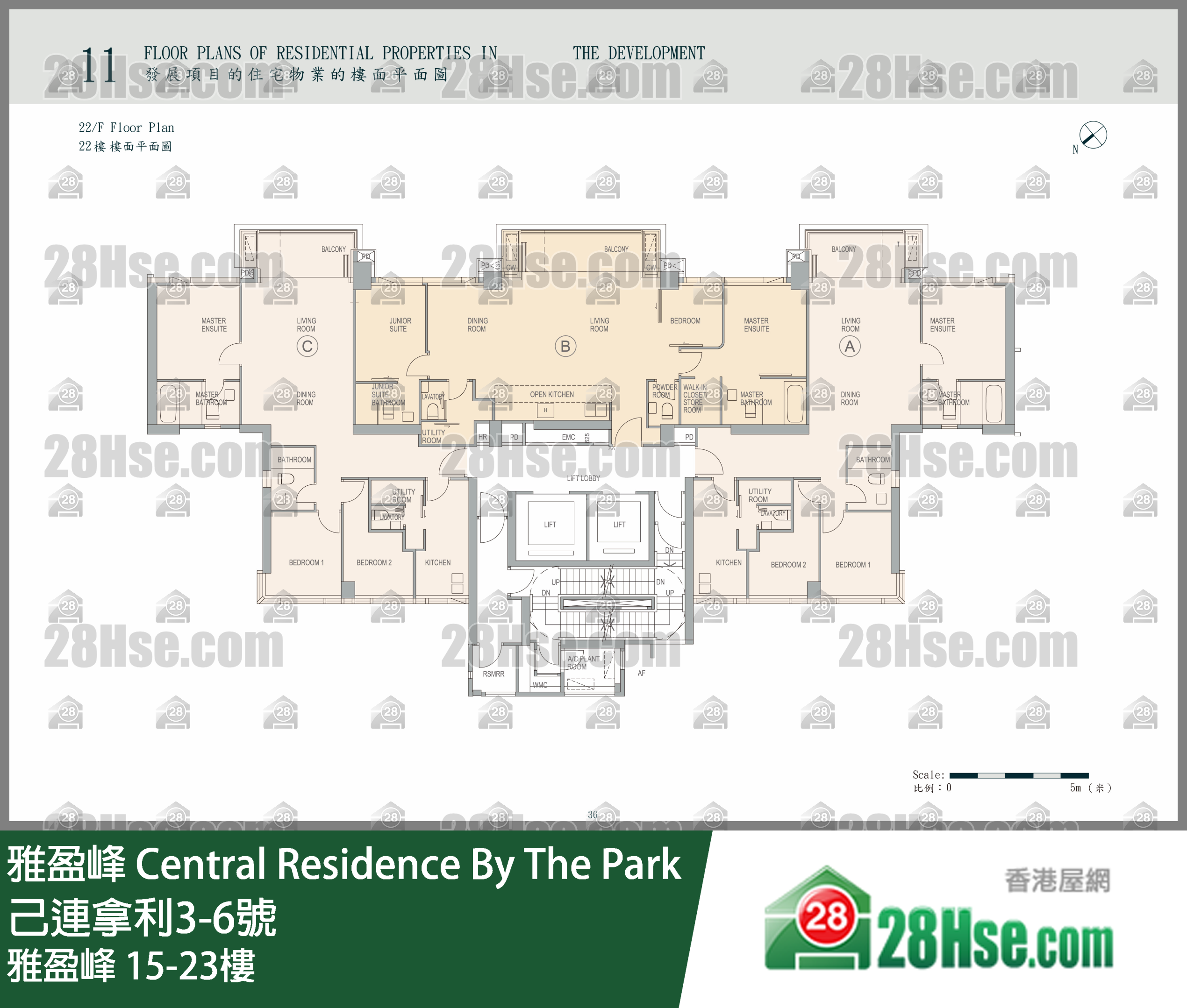 雅盈峰 平面圖 戶型圖