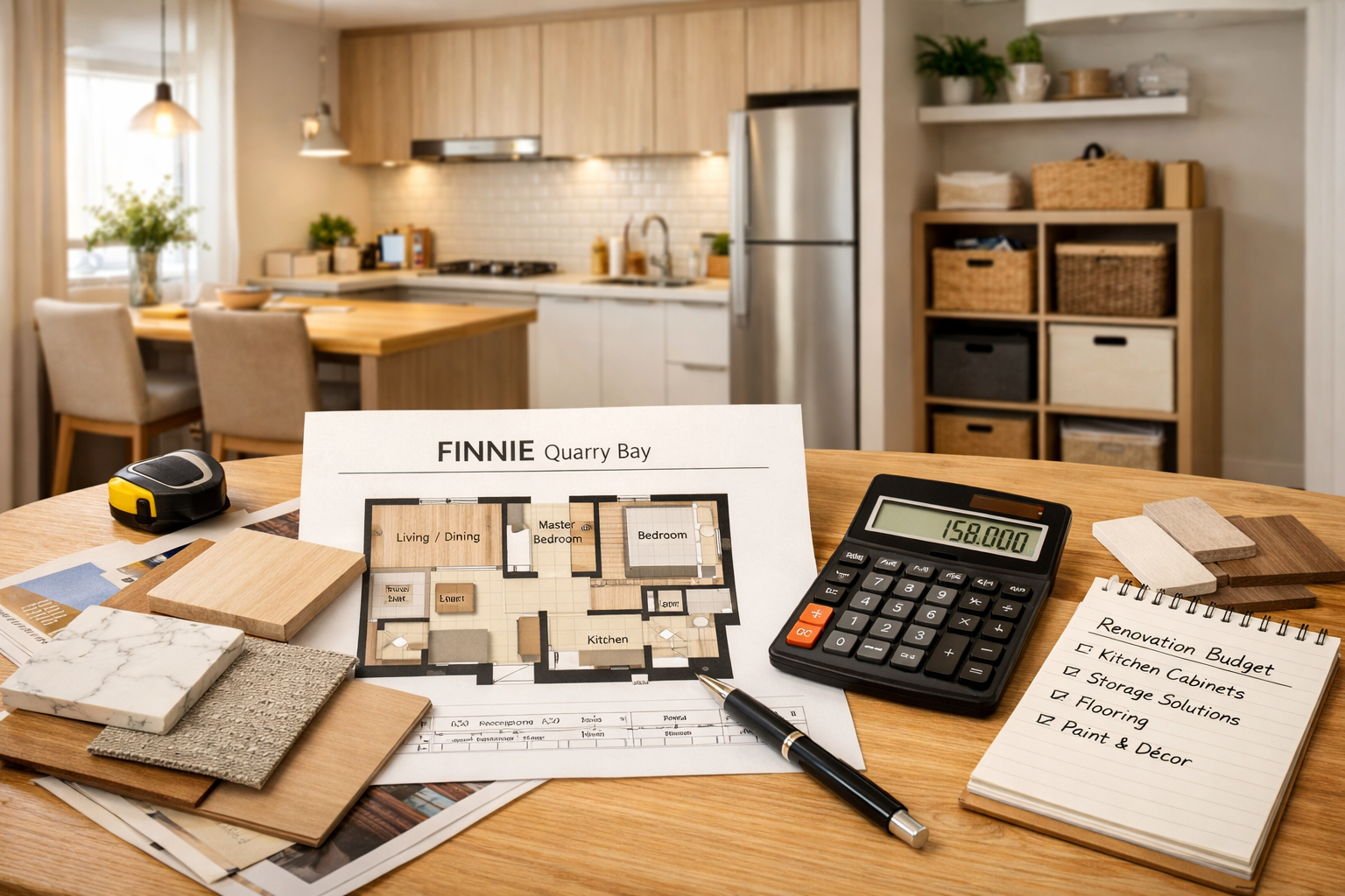 Finnie 裝修預算：223至626呎開廚點分配