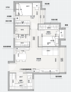 衣櫃與家俬點規劃？將軍澳 450呎兩房裝修案例｜茵怡花園