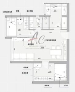 將軍澳寶柏閣539呎兩房｜廚櫃與全屋翻新歷史報價提案