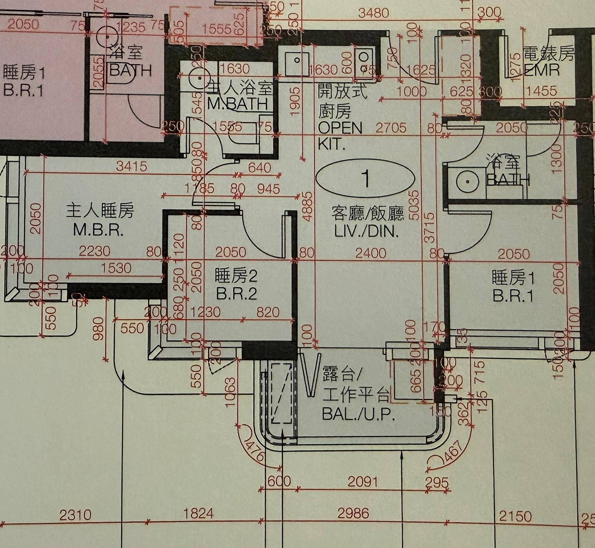 Seasons 平面圖 戶型圖